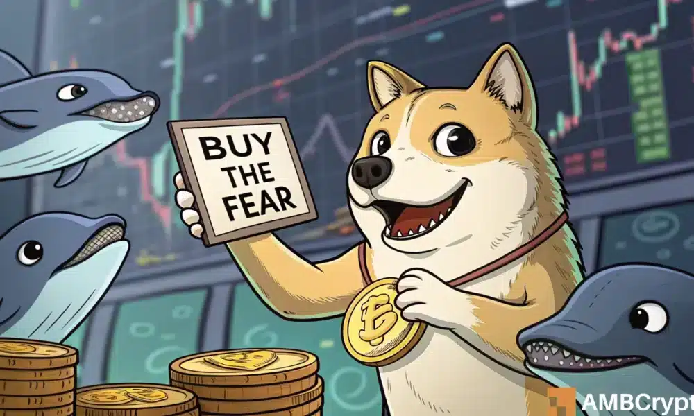 4 News Article Image Dogecoin al límite: alto apalancamiento, poco FOMO y una última esperanza.